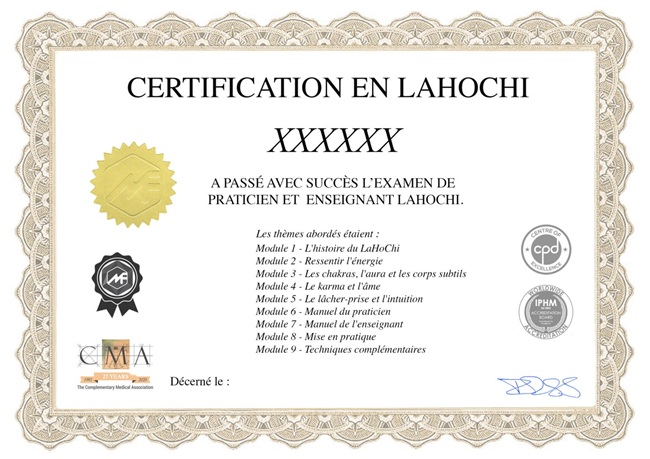 Formation Lahochi Liège