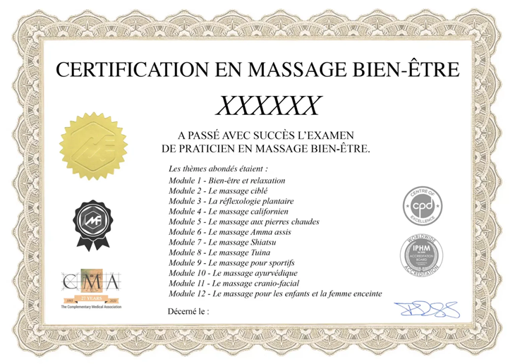 Formation Massage Bien-Être en Suisse : Devenez Massothérapeute Certifié